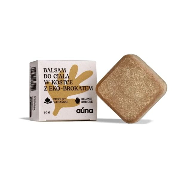 auna balsam do ciala w kostce z eko brokatem 60g