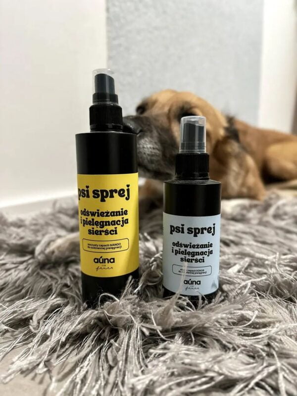 auna psi spej Banan odzywka i pielegnacja siersci 150ml 3