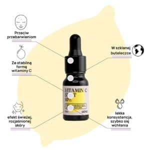 auna vitamin c shot 10 ampulka do twarzy 10ml przebarwienia 2