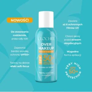 clochee mgielka ochronna na makijaz spf 50 6