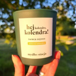 mydlo stacja swieca sojowa hej kolendra kolendra