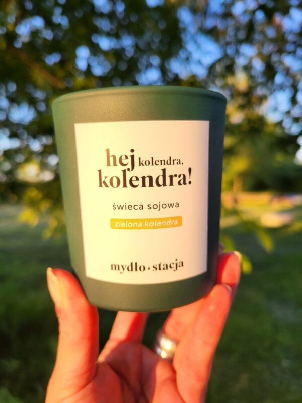 mydlo stacja swieca sojowa hej kolendra kolendra
