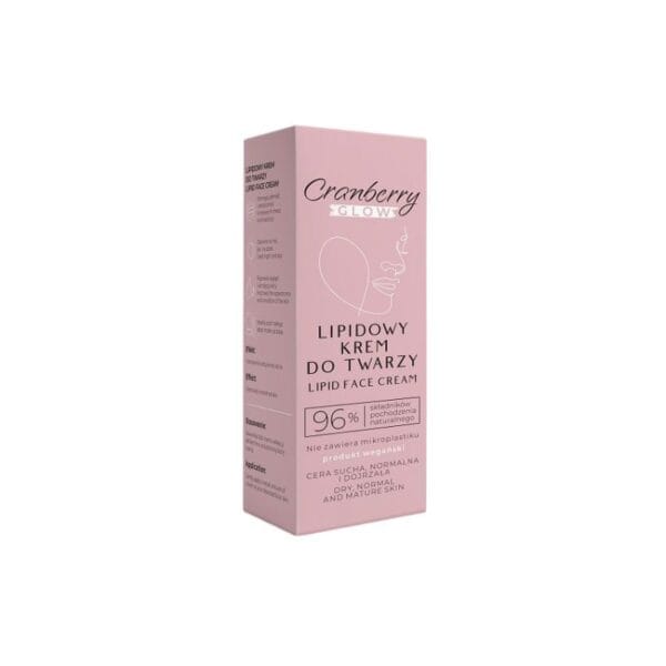 Cranberry glow lipidowy krem do twarzy 50ml