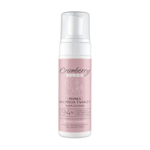 Cranberry glow pianka do mycia twarzy 150ml