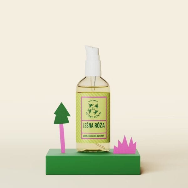 4 szpaki olejek do ciala lesna roza 100ml 2