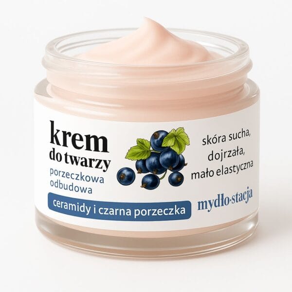 mydlo stacja krem do twarzy porzeczkowa odbudowa z ceramidami 50ml
