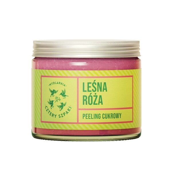 4 szpaki peeling cukrowy lesna roza