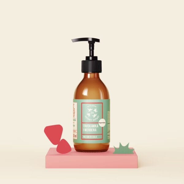 4 szpaki regenerujacy balsam do ciala truskawka werbena 200ml