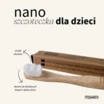 mohani nano szczoteczka bambusowa dla dzieci rozowa 2