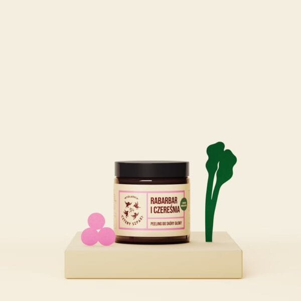 4 szpaki peeling do skory glowy rabarbar czeresnia 120ml