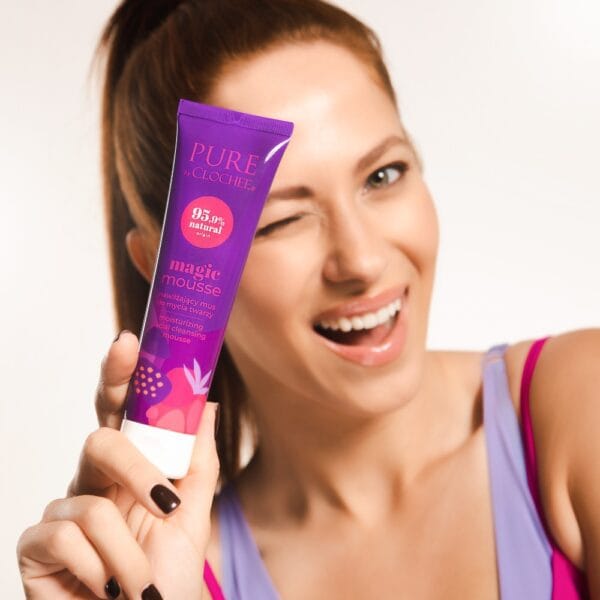 Clochee pure magic mousse nawilzajacy mus do mycia twarzy 90ml 3