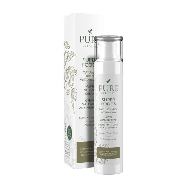 Clochee pure superfoods matujacy krem witaminowy 50ml
