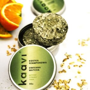 20 kaavi kostka szamponowa owsiana matcha 95g