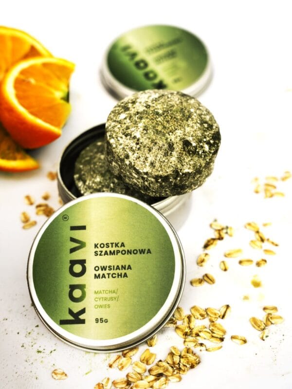 kaavi kostka szamponowa owsiana matcha 95g
