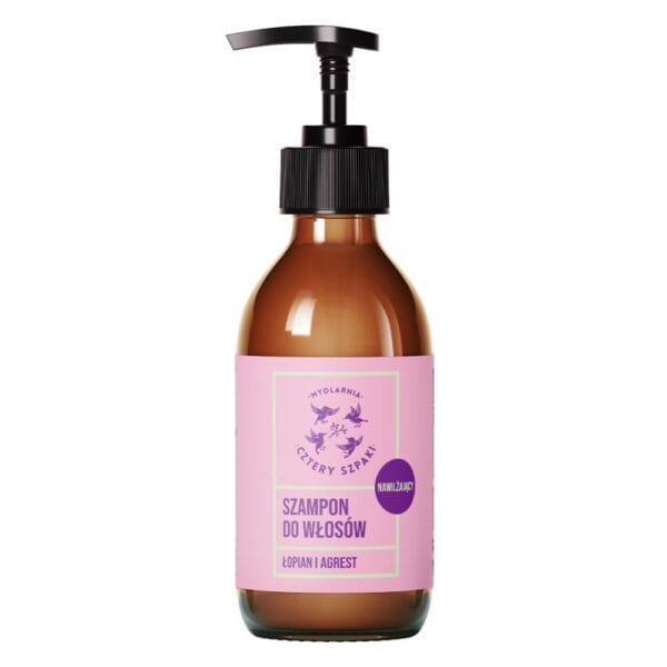 4 szpaki szampon nawilzajacy lopian agrest 300ml 3